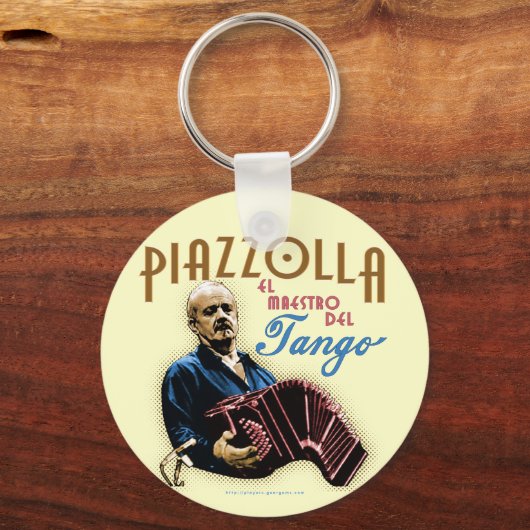 Astor Piazzolla Sleutelhanger (Voorkant)