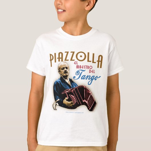 Astor Piazzolla T-shirt (Voorkant)