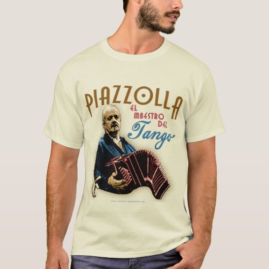 Astor Piazzolla T-shirt (Voorkant)