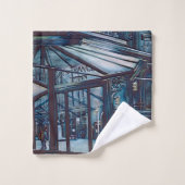 Astor Place Aborigines, NYC Bad Handdoek (Wasdoekje)