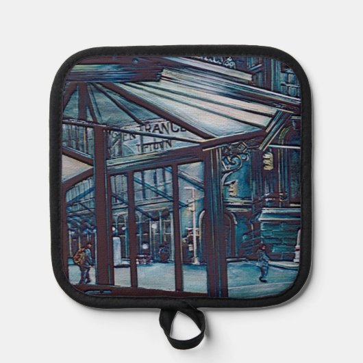 Astor Place Aborigines, NYC Pannenlap (Voorkant)