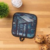 Astor Place Aborigines, NYC Pannenlap (Top down)