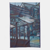 Astor Place Aborigines, NYC Theedoek (Verticaal)