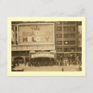 Astor Theatre, Vintage van New York Briefkaart