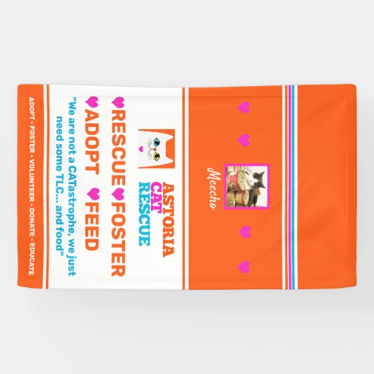 ASTORIA CAT RESCUE BANNER (Horizontaal)