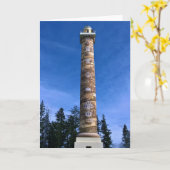 Astoria Column, Oregon Kaart (Gele Bloem)