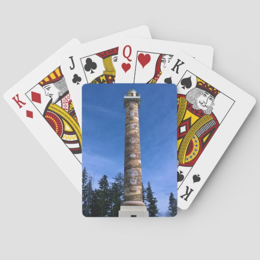 Astoria Column, Oregon Pokerkaarten (Achterkant)