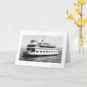 Astoria, het Uitzicht van Oregon van de Foto van Kaart (Gele Bloem)