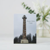 Astoria Kolom op de kust van Oregon Briefkaart (Staand voorkant)