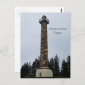 Astoria Kolom op de kust van Oregon Briefkaart (Voorkant / Achterkant)