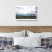 Astoria-Megler Bridge, Astoria, Oregon Canvas Afdruk (Insitu (Slaapkamer))