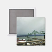 Astoria-Megler Bridge, Astoria, Oregon Magneet (Voorkant / Achterkant)