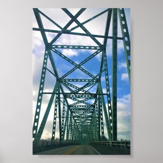 Astoria-Megler Bridge, Astoria, Oregon Poster (Voorkant)