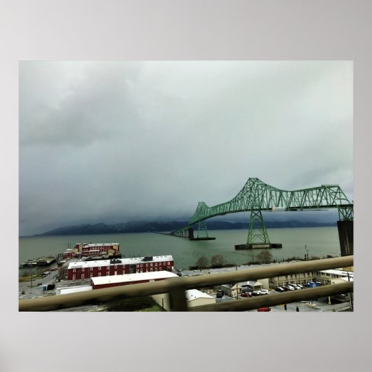 Astoria-Megler Bridge, Astoria, Oregon Poster (Voorkant)