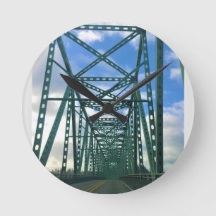 Astoria-Megler Bridge, Astoria, Oregon Ronde Klok