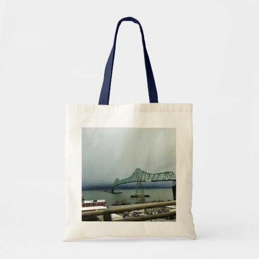 Astoria-Megler Bridge, Astoria, Oregon Tote Bag (Voorkant)