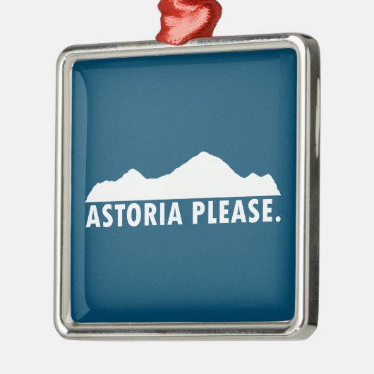 Astoria Oregon alstublieft Metalen Ornament (Links)