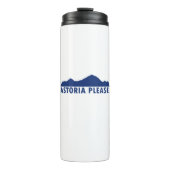 Astoria Oregon alstublieft Thermosbeker (Voorkant)