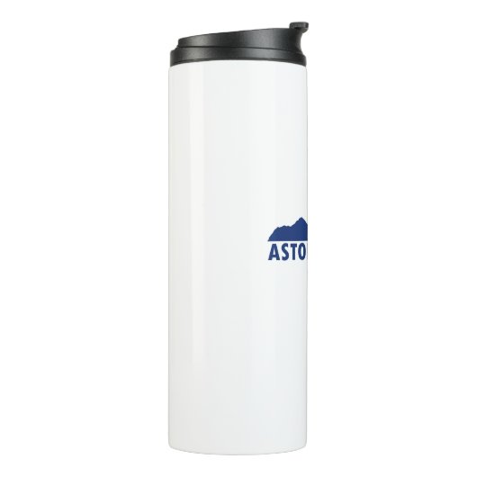 Astoria Oregon alstublieft Thermosbeker (Gedraaid links)