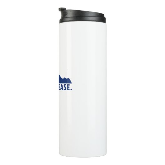 Astoria Oregon alstublieft Thermosbeker (Geroteerd rechts)