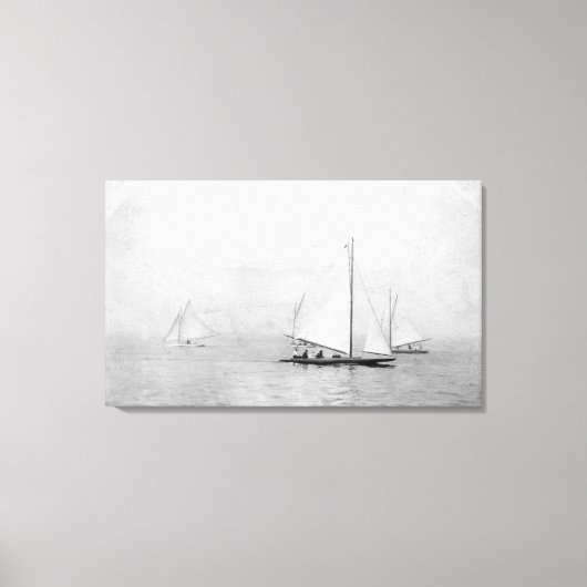 Astoria, Oregon Annual Regatta Sailing Photograp Canvas Afdruk (Voorkant)