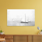 Astoria, Oregon Annual Regatta Sailing Photograp Canvas Afdruk (Insitu (Woonkamer))