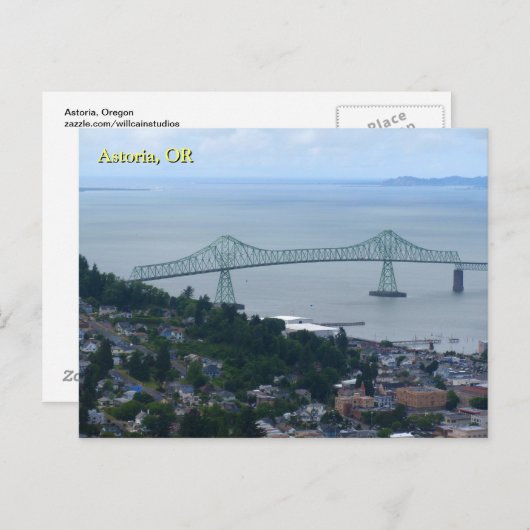 Astoria, Oregon Briefkaart (Voorkant / Achterkant)