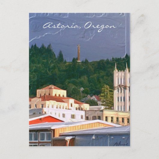 Astoria Oregon Briefkaart (Voorkant)