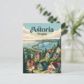 Astoria, Oregon Briefkaart (Staand voorkant)