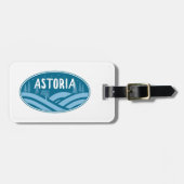 Astoria Oregon Buiten Bagagelabel (Voorkant horizontaal)