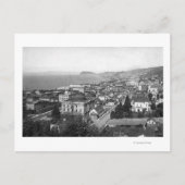 Astoria, Oregon Business Section en Waterfront Briefkaart (Voorkant)