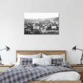 Astoria, Oregon Business Section en Waterfront Canvas Afdruk (Insitu (Slaapkamer))