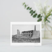 Astoria, Oregon Fire Uitzicht van Astoria Natl. Ba Briefkaart (Staand voorkant)