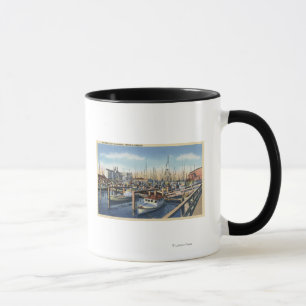 Astoria, Oregon - Geviste vloot in Harbour Mok