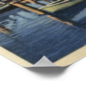 Astoria, Oregon - Geviste vloot in Harbour Poster (Hoek)