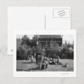 Astoria, Oregon Indian War Dance at Centennial Briefkaart (Voorkant / Achterkant)