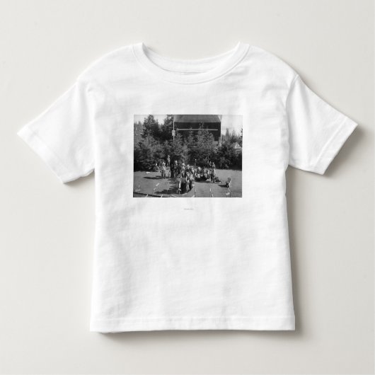 Astoria, Oregon Indian War Dance at Centennial Kinder Shirts (Voorkant)