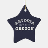 Astoria Oregon Keramisch Ornament (Rechts)