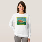Astoria, Oregon - Kinney's Salmon Hoesje Label T-shirt (Voorkant volledig)