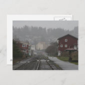 Astoria Oregon op een regenachtige namiddag Briefkaart (Voorkant / Achterkant)