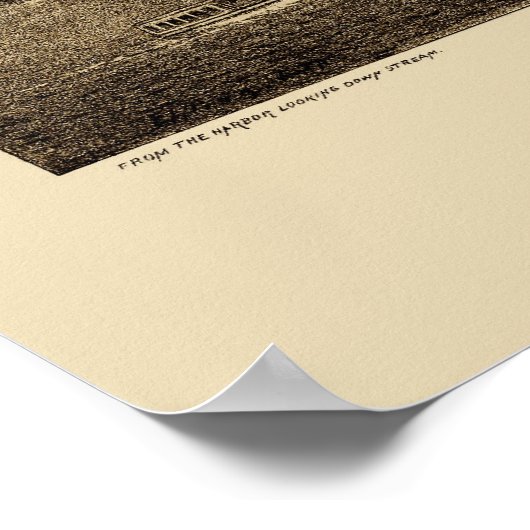 Astoria Oregon Panoramic Map 1883 Poster (Hoek)