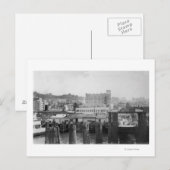 Astoria, Oregon Scene met ferry Slip Briefkaart (Voorkant / Achterkant)