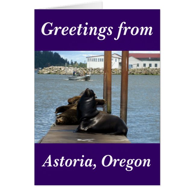 Astoria Oregon Sealions (Voorkant)
