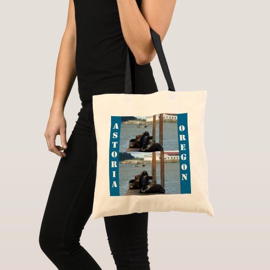Astoria Oregon Sealions Tote Bag (Voorkant (product))