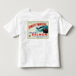 Astoria, Oregon - Thompson's Swift Water Salmon Kinder Shirts