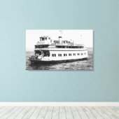 Astoria, Oregon Uitzicht van de Astoria Canvas Afdruk (Insitu (Houten vloer))