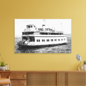 Astoria, Oregon Uitzicht van de Astoria Canvas Afdruk (Insitu (Woonkamer))