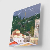 Astoria Oregon Vierkante Klok (Hoek)