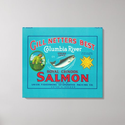 Astoria, OregonGill Netters BestAstoria, OF Canvas Afdruk (Voorkant)