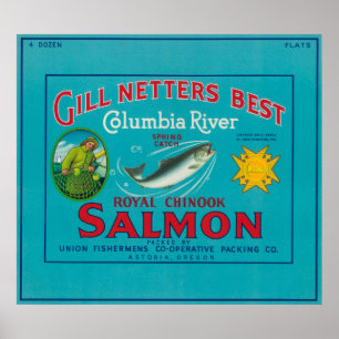 Astoria, OregonGill Netters BestAstoria, OF Poster